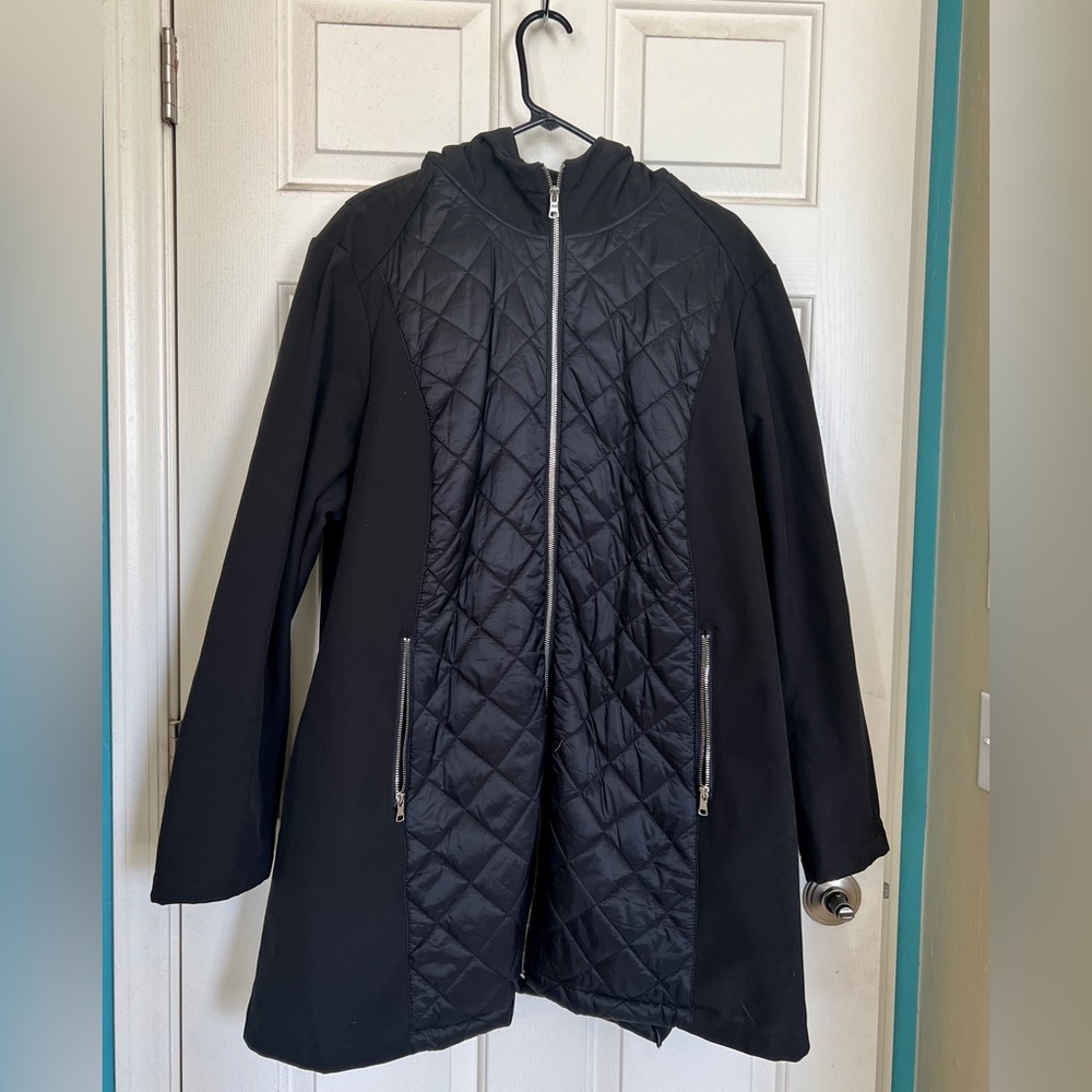 Plus size coat jacket hoodie